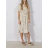 Robe Chemise Rayée Bumpy Beige Femme - Vero Moda -Vero Vetements Magasin robe chemise rayee bumpy beige femme vero moda