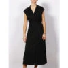 Robe Chemise Refibra Noir Femme - Calvin Klein 2 Robe Chemise Refibra Noir Femme - Calvin Klein -Vero Vetements Magasin robe chemise refibra noir femme calvin klein