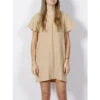 Robe Courte Droite Natali Beige Femme - Vero Moda 1 Robe Courte Droite Natali Beige Femme - Vero Moda -Vero Vetements Magasin robe courte droite natali beige femme vero moda