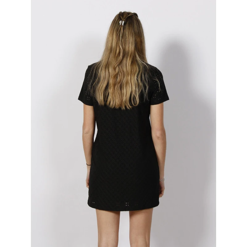 Robe Droite Ajouré Cathinka Noir Femme - Jacqueline De Yong 3 Robe Droite Ajouré Cathinka Noir Femme - Jacqueline De Yong – Image 2