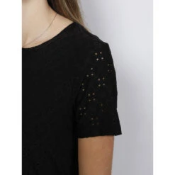 Robe Droite Ajouré Cathinka Noir Femme - Jacqueline De Yong 8 Robe Droite Ajouré Cathinka Noir Femme - Jacqueline De Yong -Vero Vetements Magasin robe droite ajoure cathinka noir femme jacqueline de yong 3