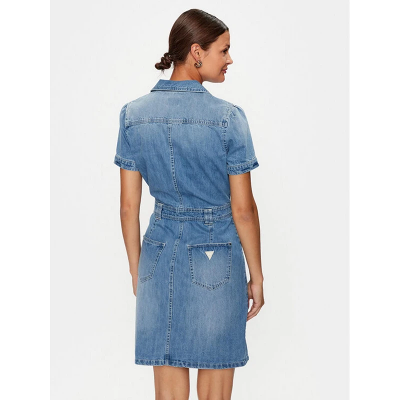 Robe En Jean Lylian Dress Bleu Femme - Guess 4 Robe En Jean Lylian Dress Bleu Femme - Guess – Image 2