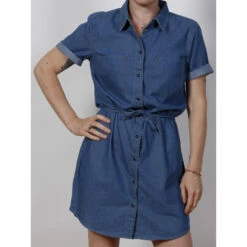 Robe En Jean Onljenna Bleu Femme - Only