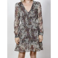 Robe Fleurie Rodin Violet Femme - Morgan