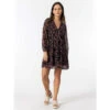 Robe Fou 2 Motif Floral Rose/noir Femme - Tiffosi -Vero Vetements Magasin robe fou 2 motif floral rosenoir femme tiffosi