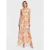 Robe Longue à Fleurs Gilda Orange Femme - Guess 2 Robe Longue à Fleurs Gilda Orange Femme - Guess -Vero Vetements Magasin robe longue a fleurs gilda orange femme guess