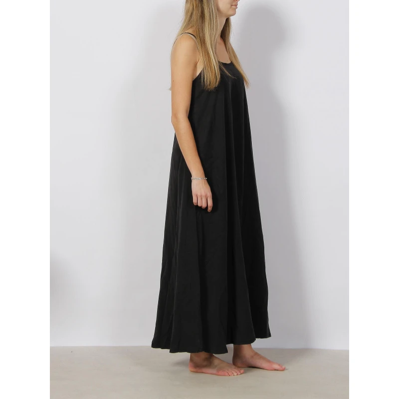 Robe Longue Harper Strap Noir Femme - Vero Moda 5 Robe Longue Harper Strap Noir Femme - Vero Moda – Image 3