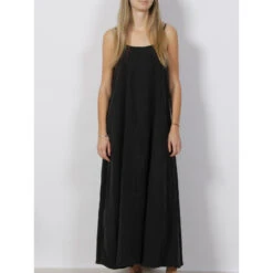 Robe Longue Harper Strap Noir Femme - Vero Moda