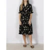 Robe Mi-longues 2/4 à Fleurs Easy Noir Femme - Vero Moda 1 Robe Mi-longues 2/4 à Fleurs Easy Noir Femme - Vero Moda -Vero Vetements Magasin robe mi longues 24 a fleurs easy noir femme vero moda