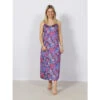 Robe Midi à Fleurs Satin Mayra Multicolore Femme - Only -Vero Vetements Magasin robe midi a fleurs satin mayra multicolore femme only