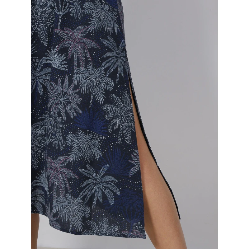 Robe Midi Fendu Missa Bleu Marine Femme - Teddy Smith 6 Robe Midi Fendu Missa Bleu Marine Femme - Teddy Smith – Image 4