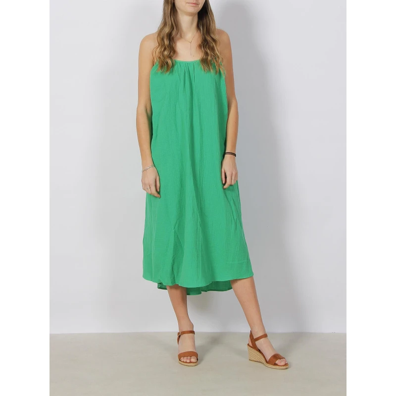 Robe Midi Natali Vert Femme - Vero Moda 3 Robe Midi Natali Vert Femme - Vero Moda