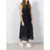 Robe Midi Soul Bleu Marine Femme - Armani Exchange 1 Robe Midi Soul Bleu Marine Femme - Armani Exchange -Vero Vetements Magasin robe midi soul bleu marine femme armani exchange