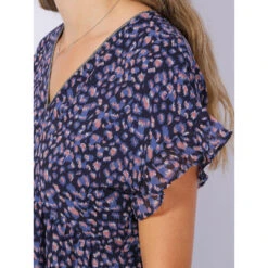 Robe Paola Stone Love Bleu Marine Femme - Le Temps Des Cerises 9 Robe Paola Stone Love Bleu Marine Femme - Le Temps Des Cerises -Vero Vetements Magasin robe paola stone love bleu marine femme le temps des cerises 3