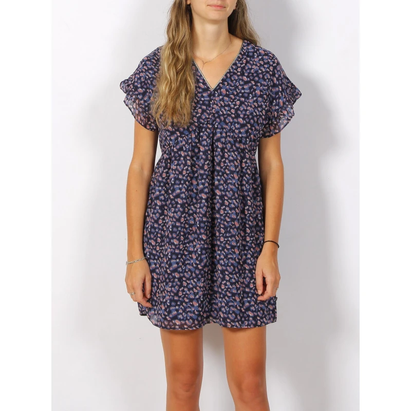 Robe Paola Stone Love Bleu Marine Femme - Le Temps Des Cerises 3 Robe Paola Stone Love Bleu Marine Femme - Le Temps Des Cerises