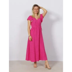 Robe Portefeuille Midi Ă Pois Naomi Rose Femme - Only