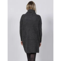 Robe Pull Jana Gris Anthracite Femme - Only -Vero Vetements Magasin robe pull jana gris anthracite femme only 1