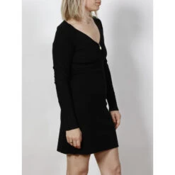 Robe Pull Menza Noir Femme - Morgan 8 Robe Pull Menza Noir Femme - Morgan -Vero Vetements Magasin robe pull menza noir femme morgan 2