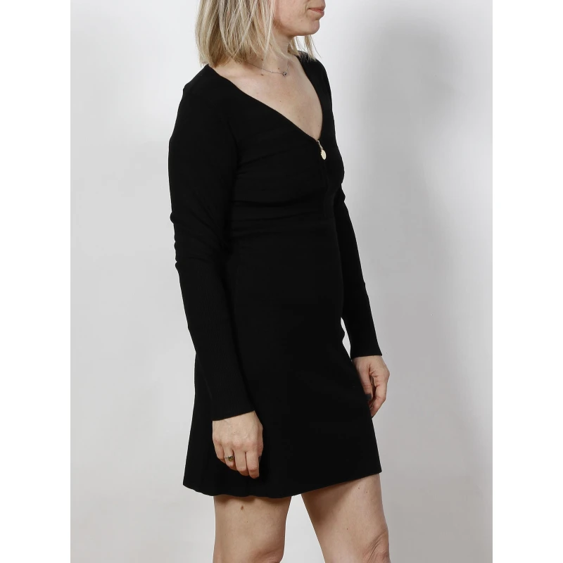 Robe Pull Menza Noir Femme - Morgan 5 Robe Pull Menza Noir Femme - Morgan – Image 3