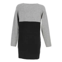 Robe Pull Onllillo Gris Femme - Only -Vero Vetements Magasin robe pull onllillo gris femme only 1