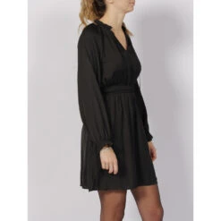 Robe Sheath Palin Noir Femme - Salsa -Vero Vetements Magasin robe sheath palin noir femme salsa 2