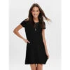 Robe T-shirt Dos Croisé Bera Noir Femme - Only 2 Robe T-shirt Dos Croisé Bera Noir Femme - Only -Vero Vetements Magasin robe t shirt dos croise bera noir femme only