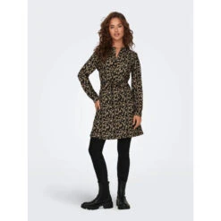 Robe Tunique Cory Motif Animalier Marron/noir Femme - Only 8 Robe Tunique Cory Motif Animalier Marron/noir Femme - Only -Vero Vetements Magasin robe tunique cory motif animalier marronnoir femme only 2