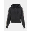 Sweat à Capuche 3 Bandes Noir Femme - Adidas -Vero Vetements Magasin sweat a capuche 3 bandes noir femme adidas