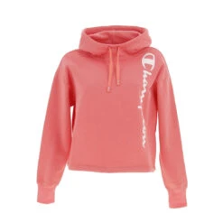 Sweat à Capuche Custom Fit Rose Femme - Champion