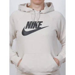 Sweat à Capuche Essential Beige Femme - Nike -Vero Vetements Magasin sweat a capuche essential beige femme nike 3