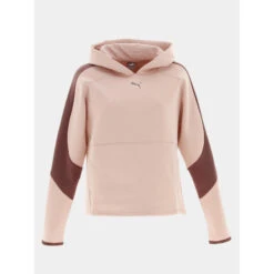 Sweat à Capuche Evostripe Rose Femme - Puma