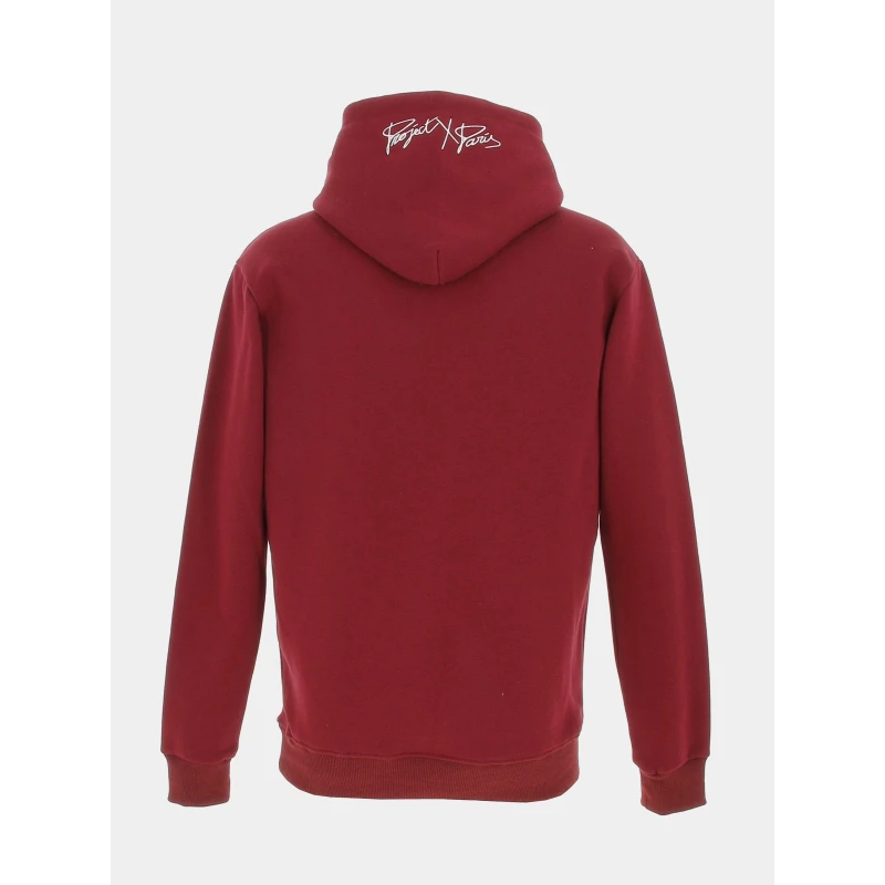 Sweat à Capuche Full Logo Bordeaux - Project X Paris 4 Sweat à Capuche Full Logo Bordeaux - Project X Paris – Image 2