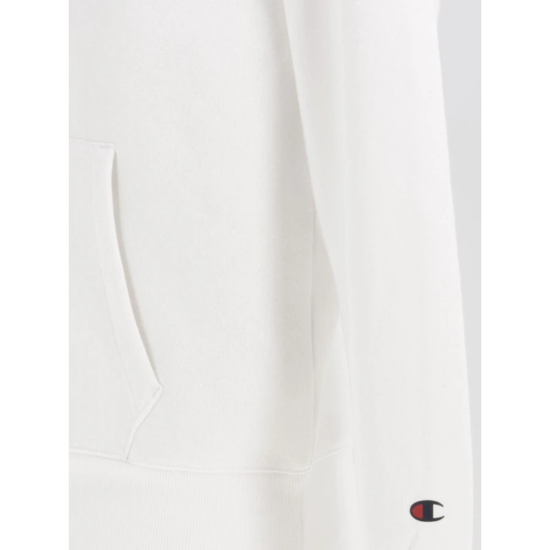 Sweat à Capuche Hooded Blanc Femme - Champion 6 Sweat à Capuche Hooded Blanc Femme - Champion – Image 4