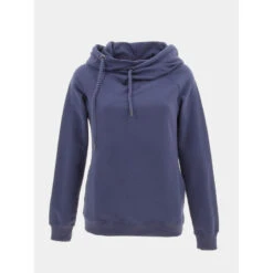 Sweat à Capuche Jalene Bleu Marine Femme - Only