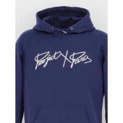 Sweat à Capuche Logo Signature Bleu Marine - Project X Paris 8 Sweat à Capuche Logo Signature Bleu Marine - Project X Paris -Vero Vetements Magasin sweat a capuche logo signature bleu marine project x paris 2