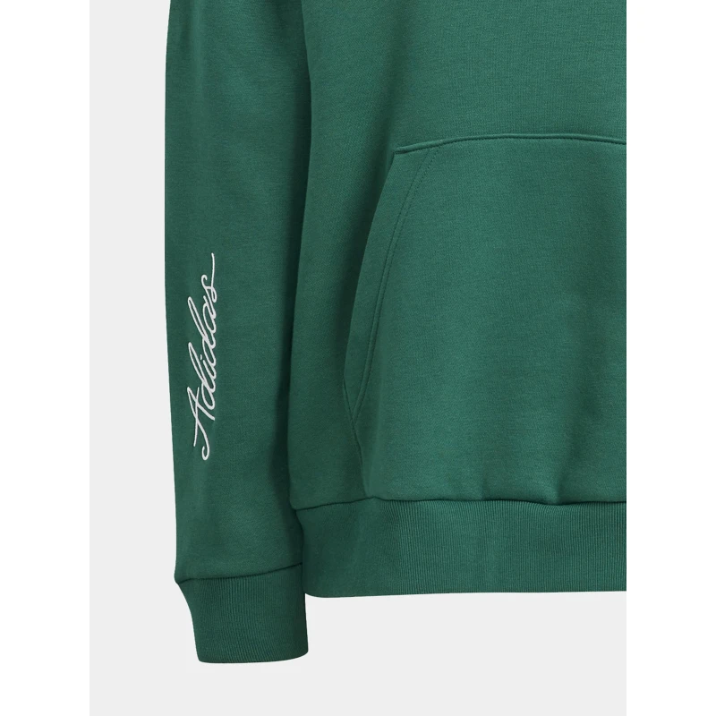 Sweat à Capuche Motifs Brodés Vert Fôret Femme - Adidas 6 Sweat à Capuche Motifs Brodés Vert Fôret Femme - Adidas – Image 4