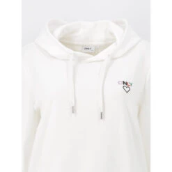 Sweat à Capuche Noomi Blanc Femme - Only -Vero Vetements Magasin sweat a capuche noomi blanc femme only 3