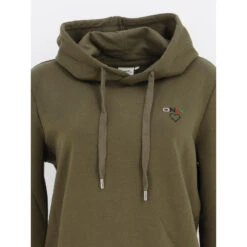 Sweat à Capuche Noomi Kaki Femme - Only -Vero Vetements Magasin sweat a capuche noomi kaki femme only 3