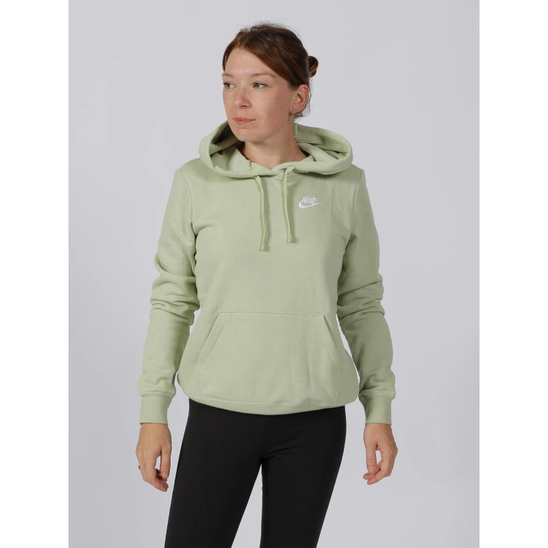 Sweat à Capuche Nsw Club Vert Femme - Nike 3 Sweat à Capuche Nsw Club Vert Femme - Nike