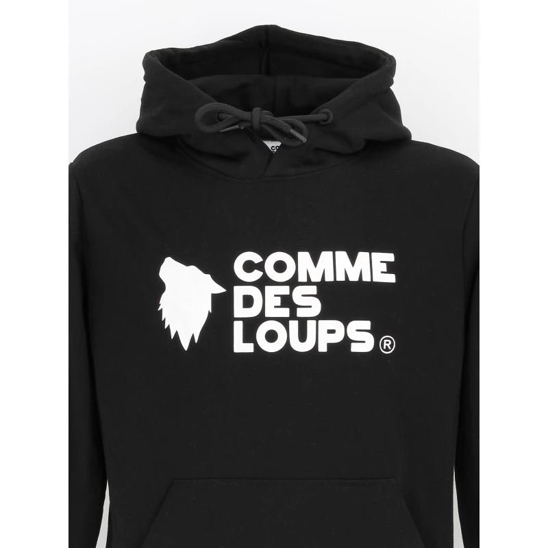 Sweat à Capuche Rio Noir - Comme Des Loups 5 Sweat à Capuche Rio Noir - Comme Des Loups – Image 3
