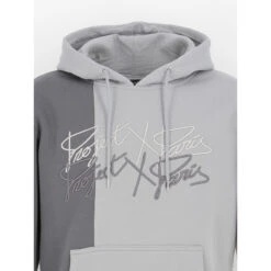 Sweat à Capuche Tricolore Double Logo Gris - Project X Paris 8 Sweat à Capuche Tricolore Double Logo Gris - Project X Paris -Vero Vetements Magasin sweat a capuche tricolore double logo gris project x paris 2