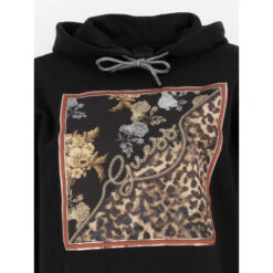 Sweat à Capuche Zanovia Noir Femme - Guess 9 Sweat à Capuche Zanovia Noir Femme - Guess -Vero Vetements Magasin sweat a capuche zanovia noir femme guess 3