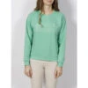 Sweat Amour Crème Roma Vert Femme - Vero Moda
