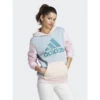 Sweat Logo Central Couleurs Pastel Multicolore Femme - Adidas