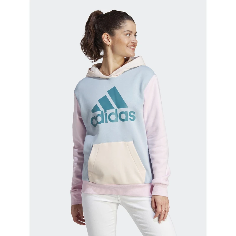Sweat Logo Central Couleurs Pastel Multicolore Femme - Adidas 5 Sweat Logo Central Couleurs Pastel Multicolore Femme - Adidas – Image 3