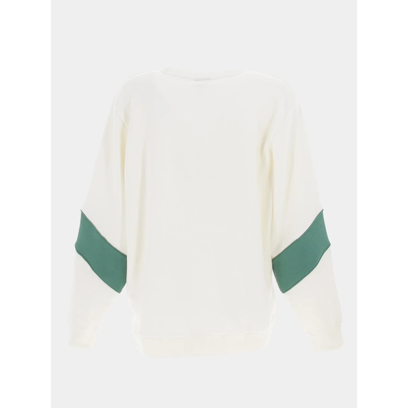 Sweat Swansea Blanc Vert Femme - Ellesse 4 Sweat Swansea Blanc Vert Femme - Ellesse – Image 2