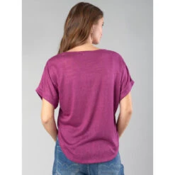 T-shirt Bibou Berry Violet Femme - Le Temps Des Cerises 7 T-shirt Bibou Berry Violet Femme - Le Temps Des Cerises -Vero Vetements Magasin t shirt bibou berry violet femme le temps des cerises 1