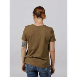T-shirt Cannie Adore Kaki Femme - Vero Moda -Vero Vetements Magasin t shirt cannie adore kaki femme vero moda 1