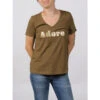 T-shirt Cannie Adore Kaki Femme - Vero Moda 1 T-shirt Cannie Adore Kaki Femme - Vero Moda -Vero Vetements Magasin t shirt cannie adore kaki femme vero moda