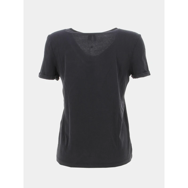 T-shirt Cannie Adore Pailleté Noir Femme - Vero Moda 4 T-shirt Cannie Adore Pailleté Noir Femme - Vero Moda – Image 2
